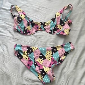 Kulani Kinis Loco Lioness Bathing Suit Bikini Set